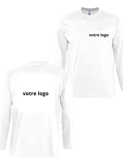 T-Shirt à manches longues 100% Coton 150g